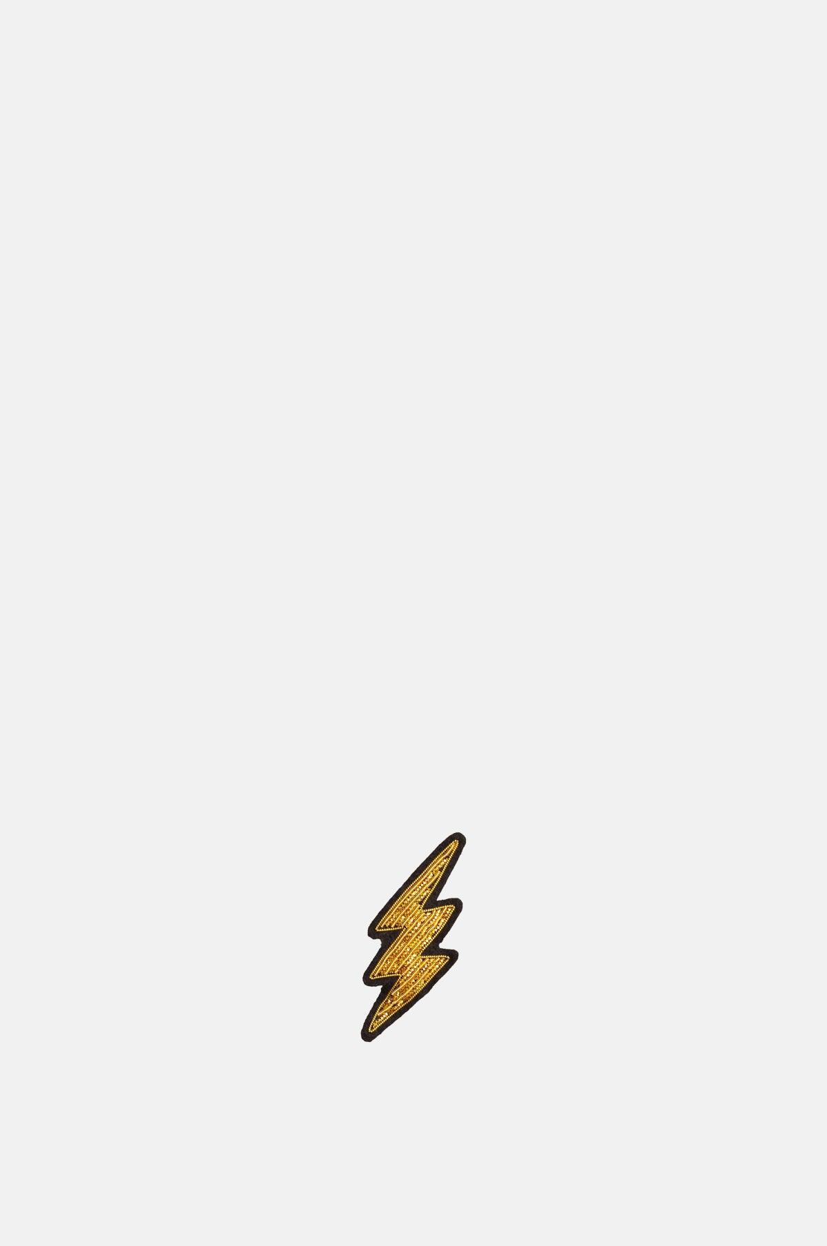 Macon & Lesquoy Small Golden Lightning Brooch.