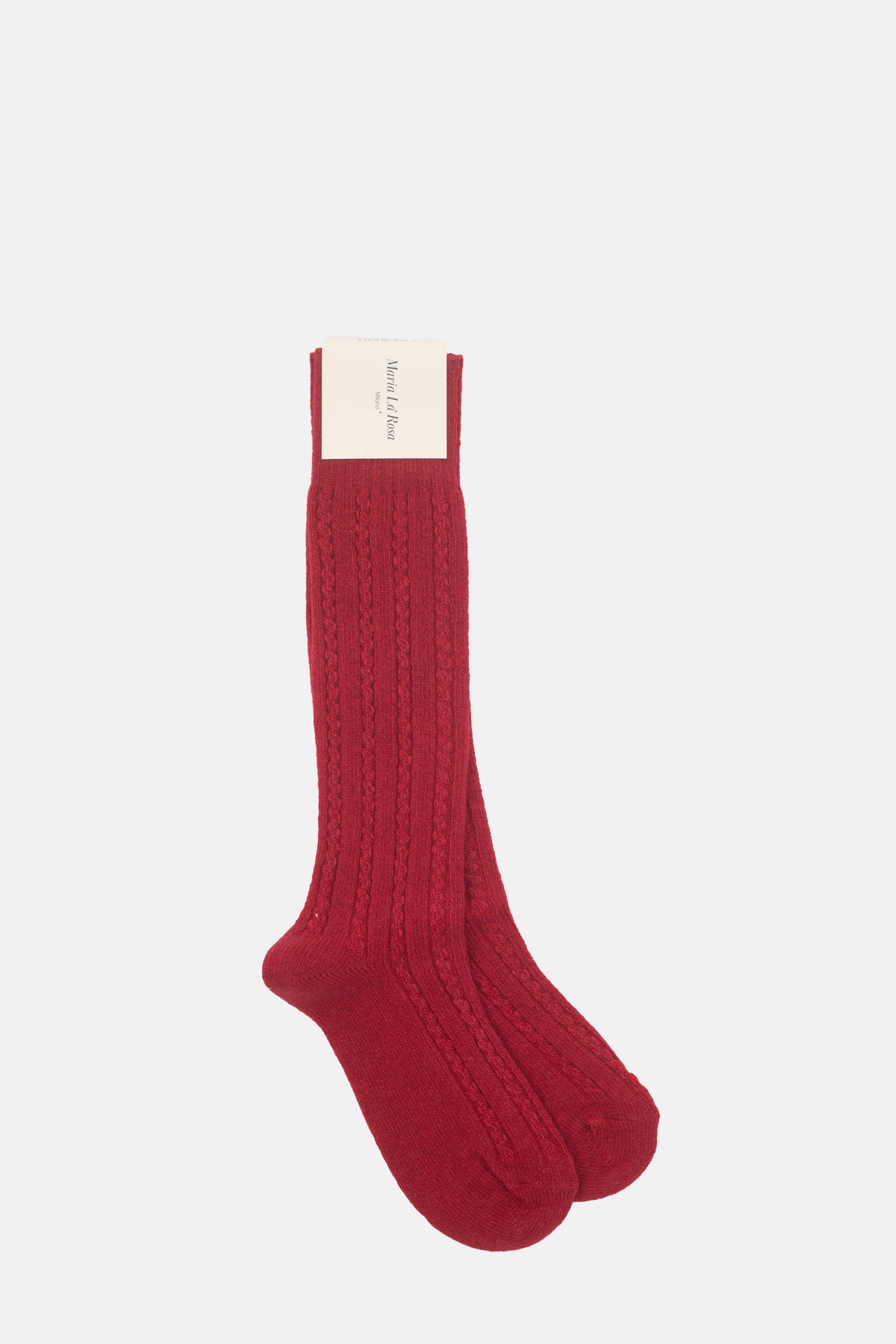 Maria La Rosa Scotland Socks Red.