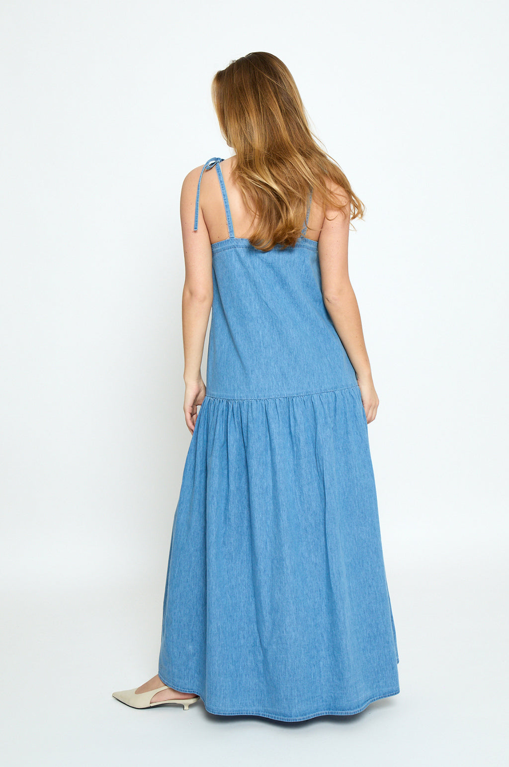 Janika Maxi Dress Light Denim