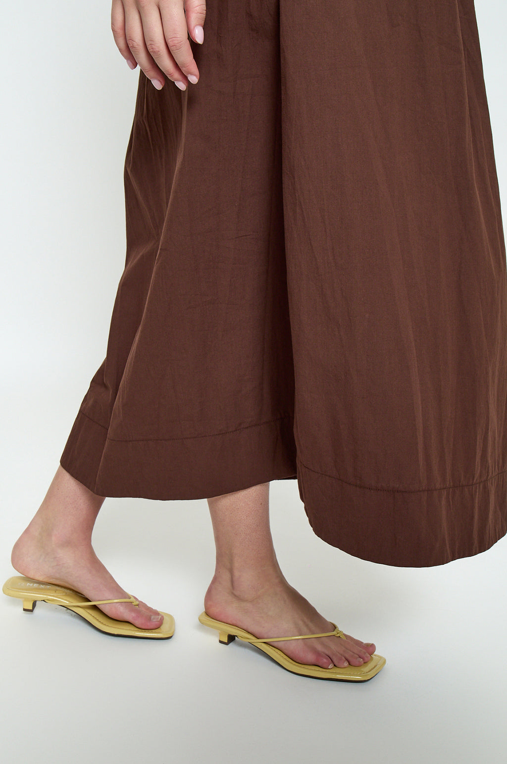 Marie Midi Dress Chestnut