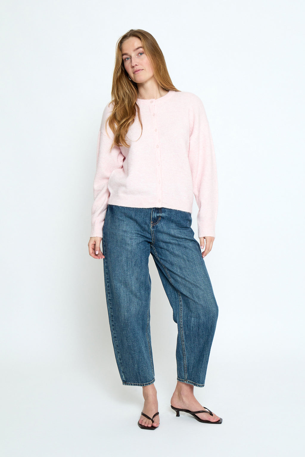 Marina Knit Cardigan Cherry Blossom Melange
