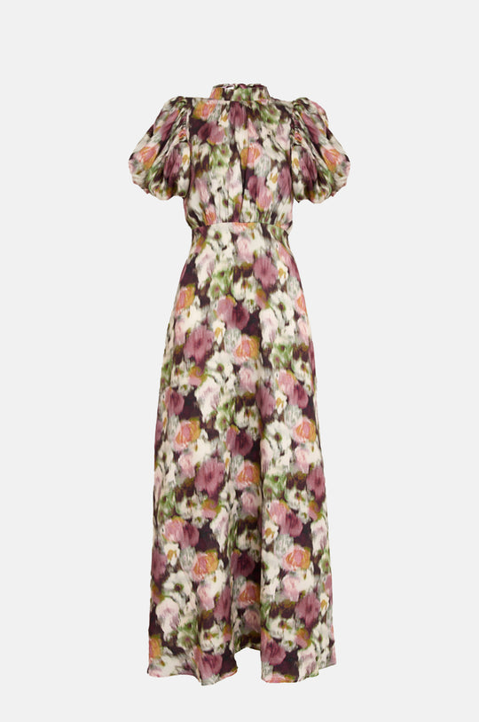 Nadia Maxi Dress Andorra Red Print