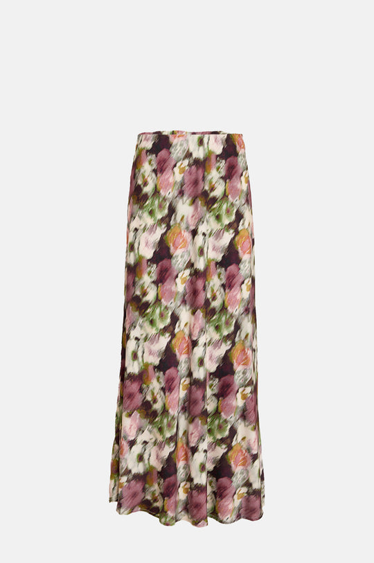 Nadia Maxi Skirt Andorra Red Print