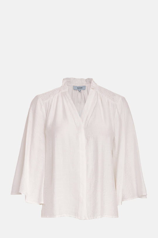 Seria V-Neck Shirt Cloud Dancer
