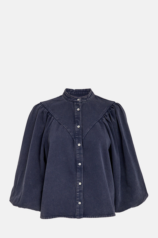 Solene Denim Shirt Sky Captain