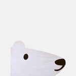 Mortlake Papers Polar Bear Shaped Greetings Card.