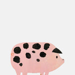 Mortlake Papers Spotty Pig Greeting Card.