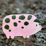 Spotty Pig Greeting Card