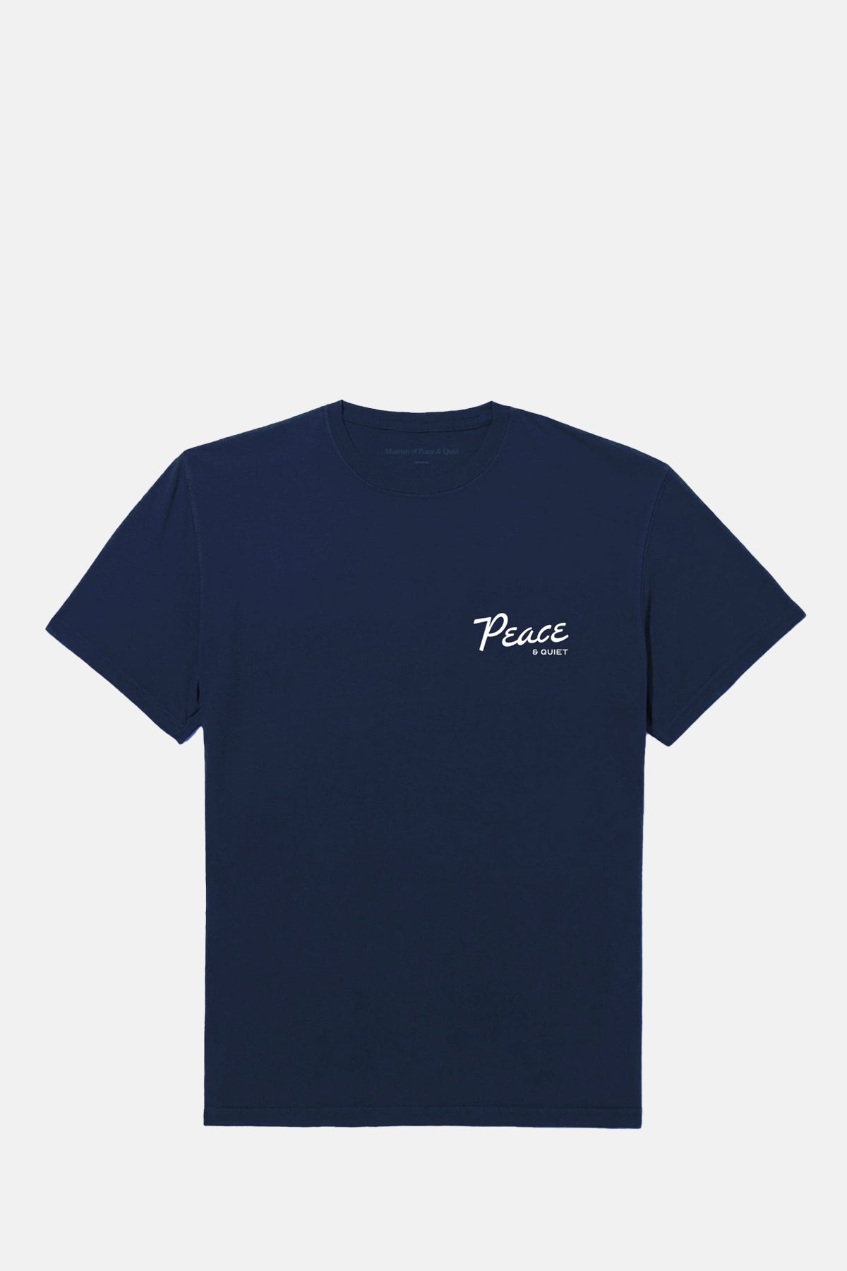 Museum of Peace and Quiet Diner Tshirt Navy.