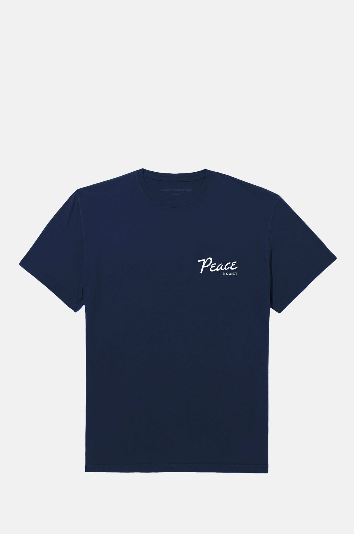 Museum of Peace and Quiet Diner Tshirt Navy.