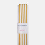Mustard Cotton Stripe Ribbon 35mm 5m.