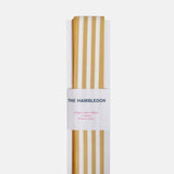 Mustard Cotton Stripe Ribbon 35mm 5m.