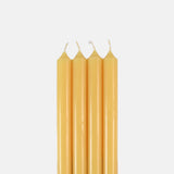 Box of 12 Dinner Candles Jaune