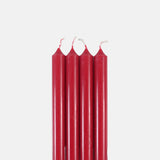 Box of 12 Dinner Candles Rouge