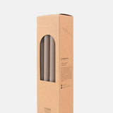 Box of 12 Dinner Candles Taupe