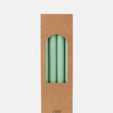 My Jolie Candle Box of 12 Dinner Candles Vert Pastel.