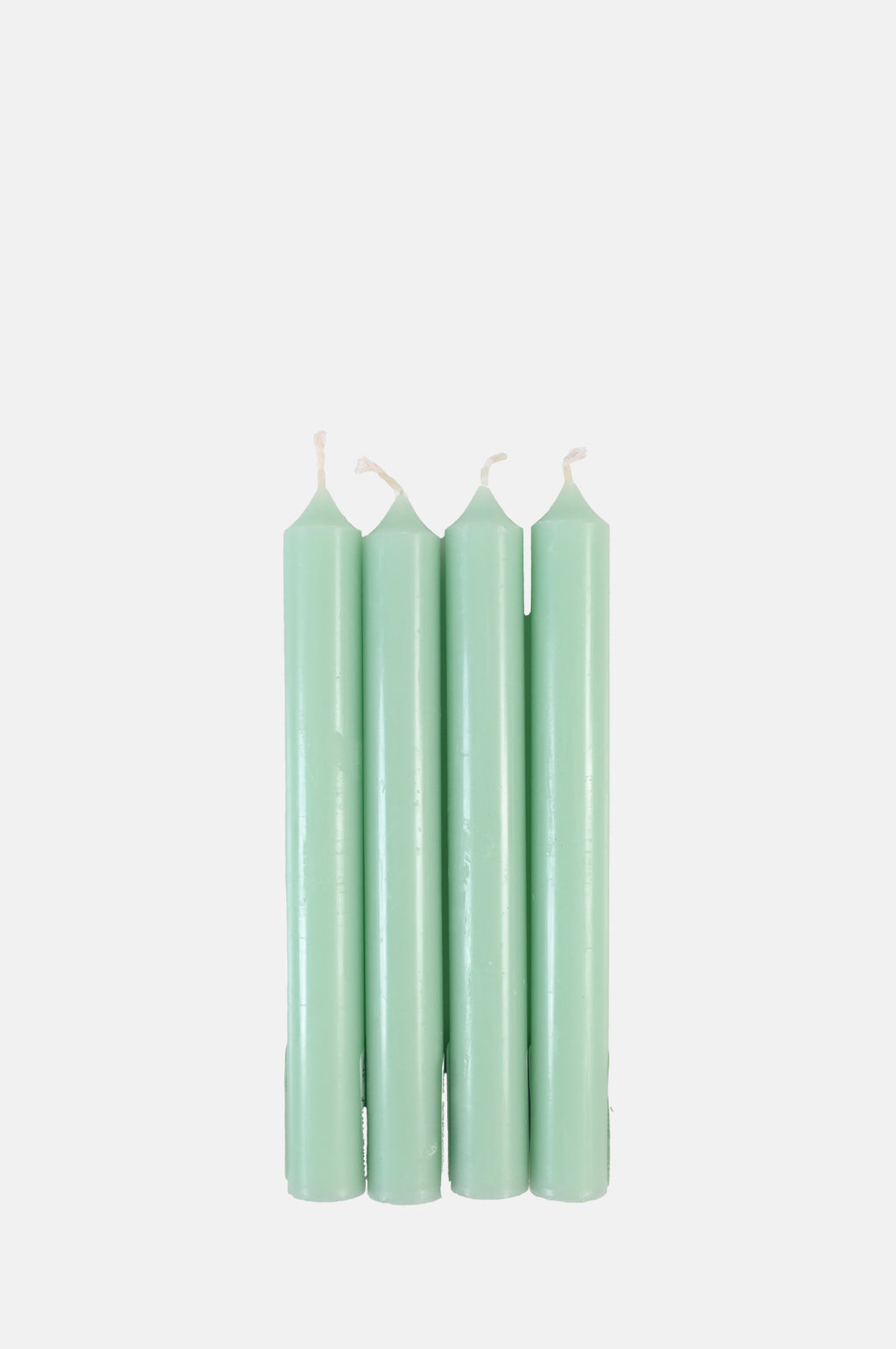 Box of 12 Dinner Candles Vert Pastel