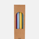 My Jolie Candle Set of 12 Mediterranean Table Mix Dinner Candles.