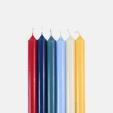 Set of 12 Mediterranean Table Mix Dinner Candles