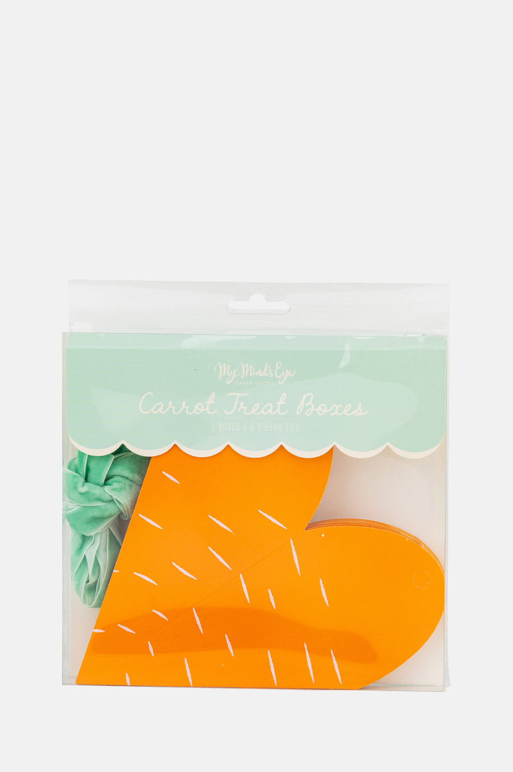 Carrot Shaped Treat Boxes Set of 6