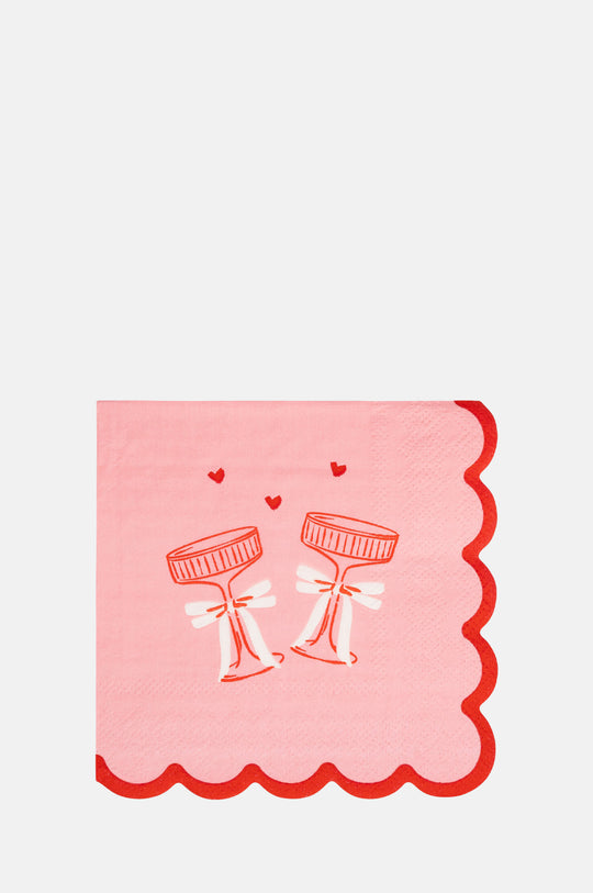 Clink Glasses Cocktail Napkin