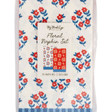 Floral Paper Dinner Napkins