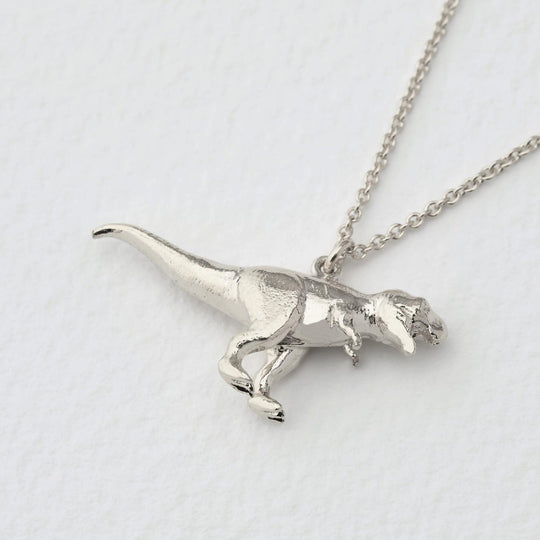 A.M. Tyrannosaurus Rex Necklace Silver