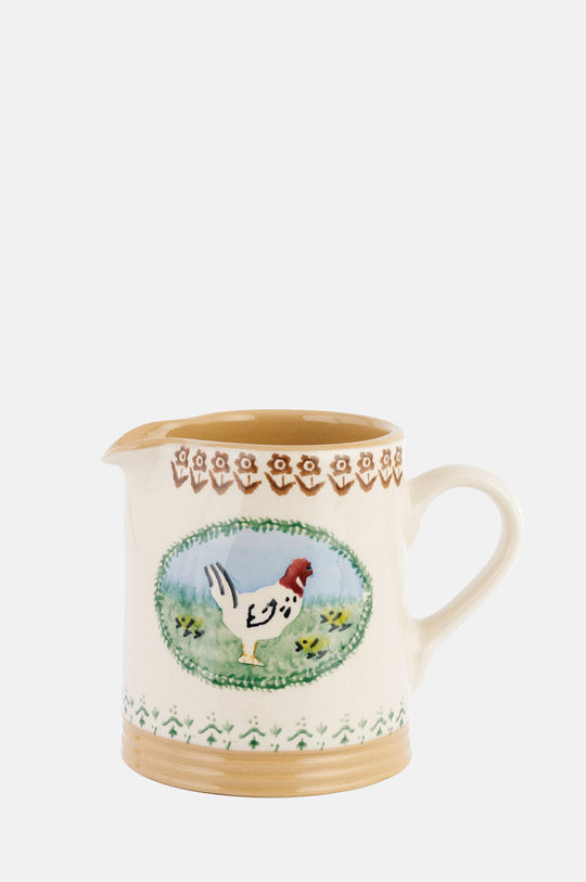 Hen Landscape Small Cylinder Jug