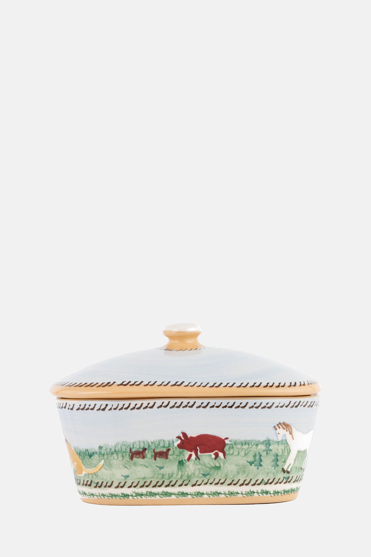 Landscape Covered Butter Dish