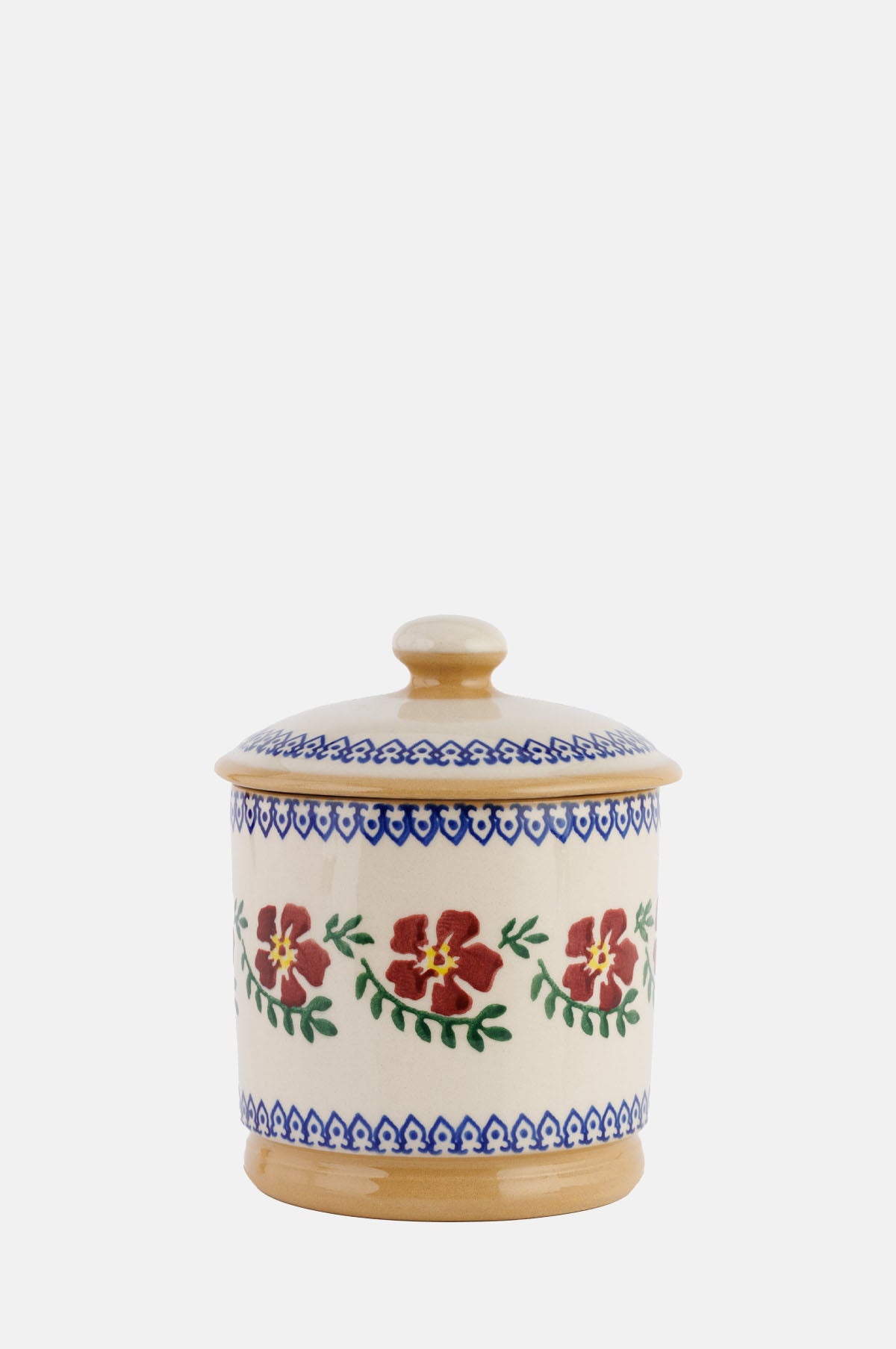 Nicholas Mosse Old Rose Lidded Sugar Bowl.