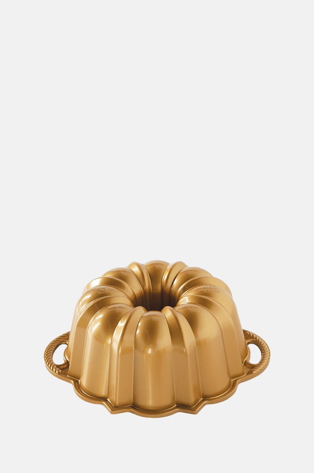 Nordic Ware Gold 6 Cup Anniversary Bundt Pan.