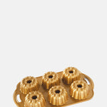 Nordic Ware Gold Anniversary Bundtlette Pan.