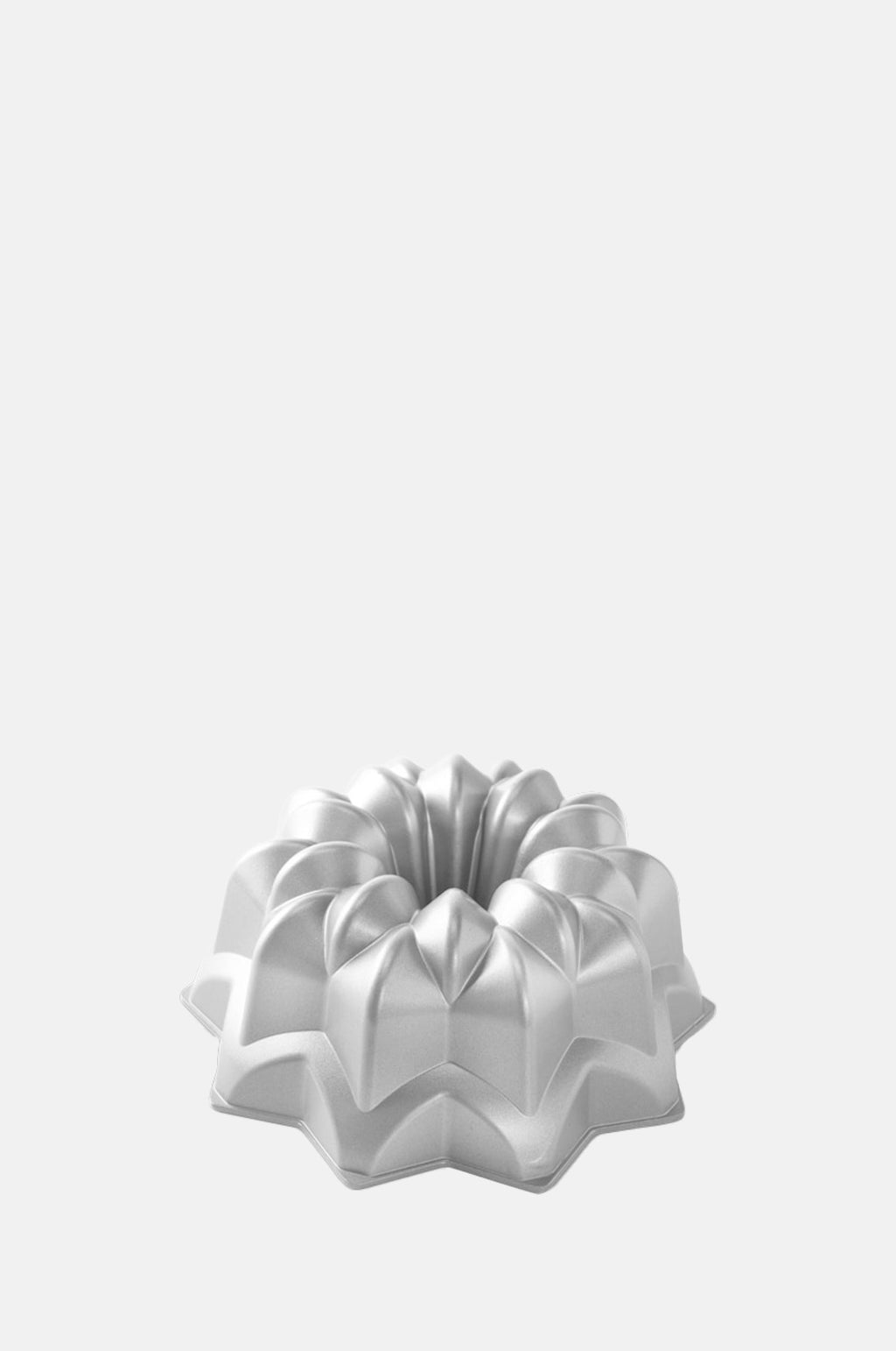 Nordic Ware Silver Vintage Star Bundt Pan.