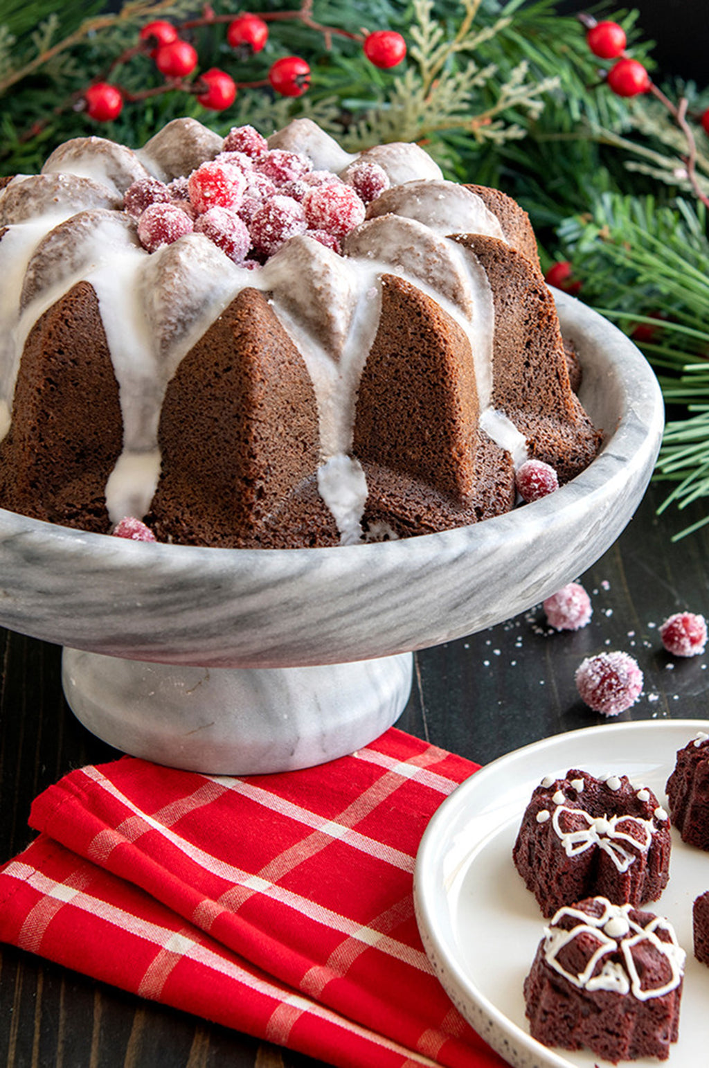 Silver Vintage Star Bundt Pan