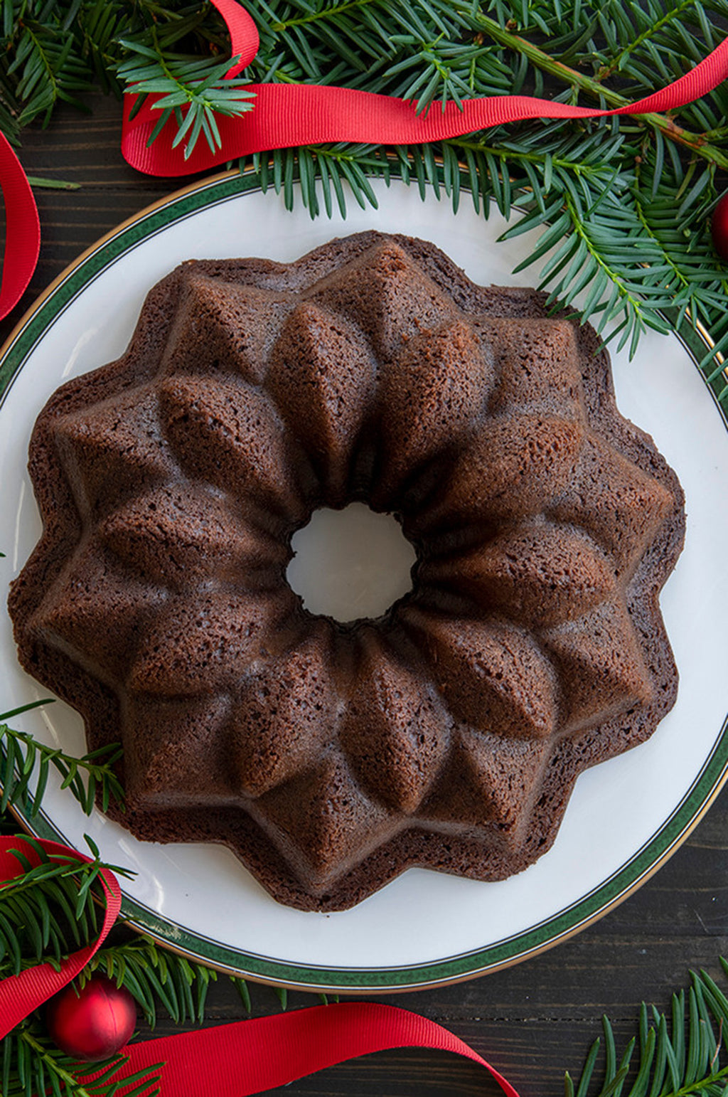 Silver Vintage Star Bundt Pan