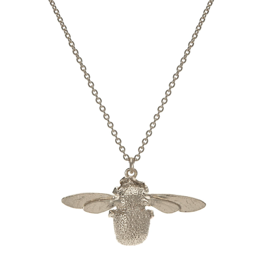 A.M. Bumblebee Necklace Silver