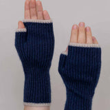 Dorothy Fingerless Gloves Navy