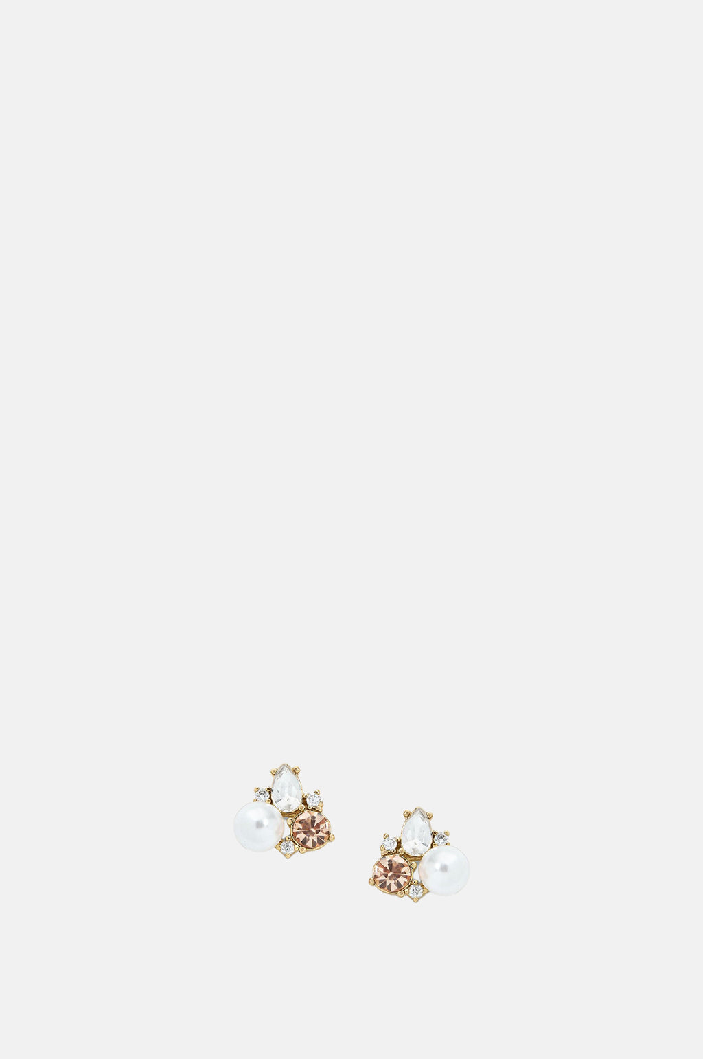 Olive and Piper Ayla Gold Stud Earrings.