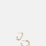 Olive and Piper Prive Gold Hoop Earrings.