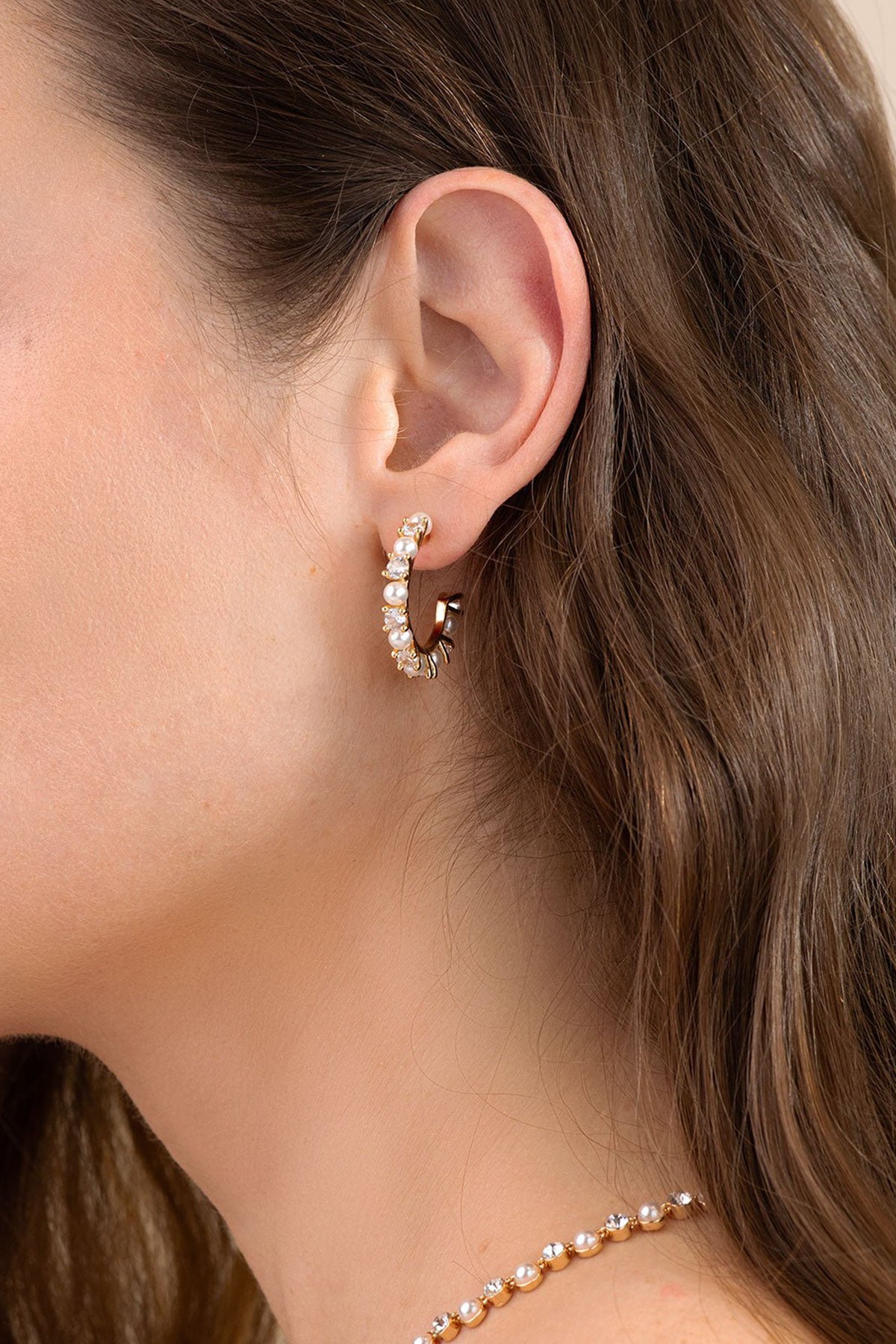 Prive Gold Hoop Earrings