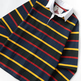 Classic Rugby Shirt Forest Multi-Stripe