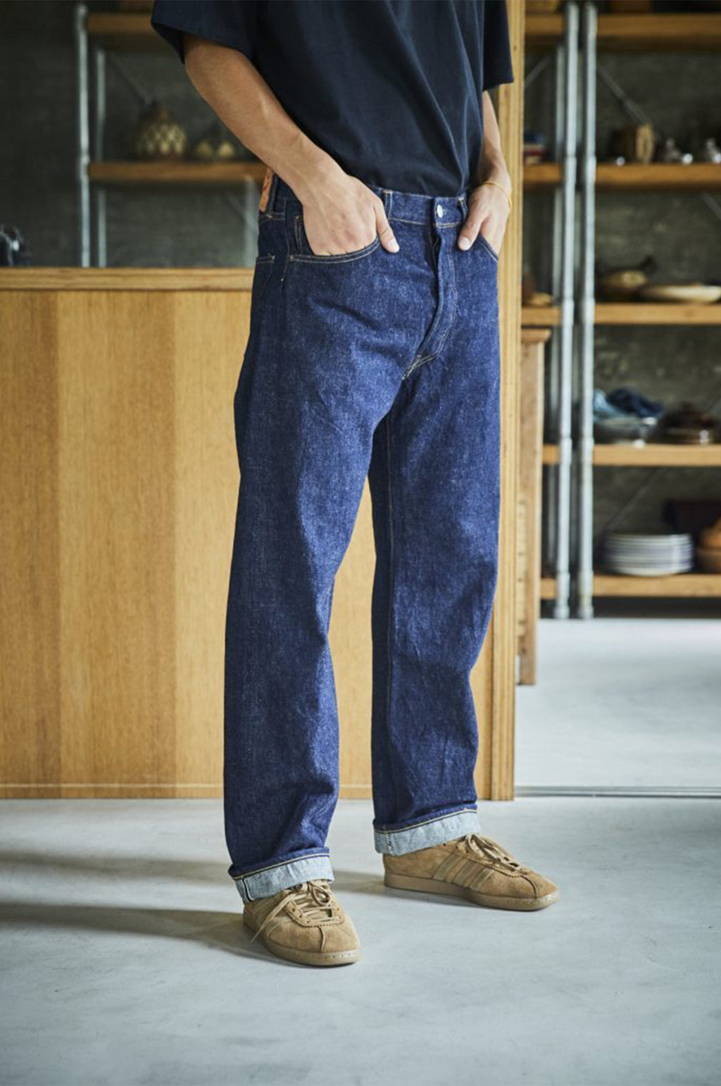 OrSlow 105XX The 1950s Selvedge Edge Denim One Wash.