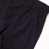 Brushed Serge Fatigue Pants Black