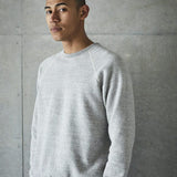 Loop Wheel Crew Neck Sweatshirt Heather Grey