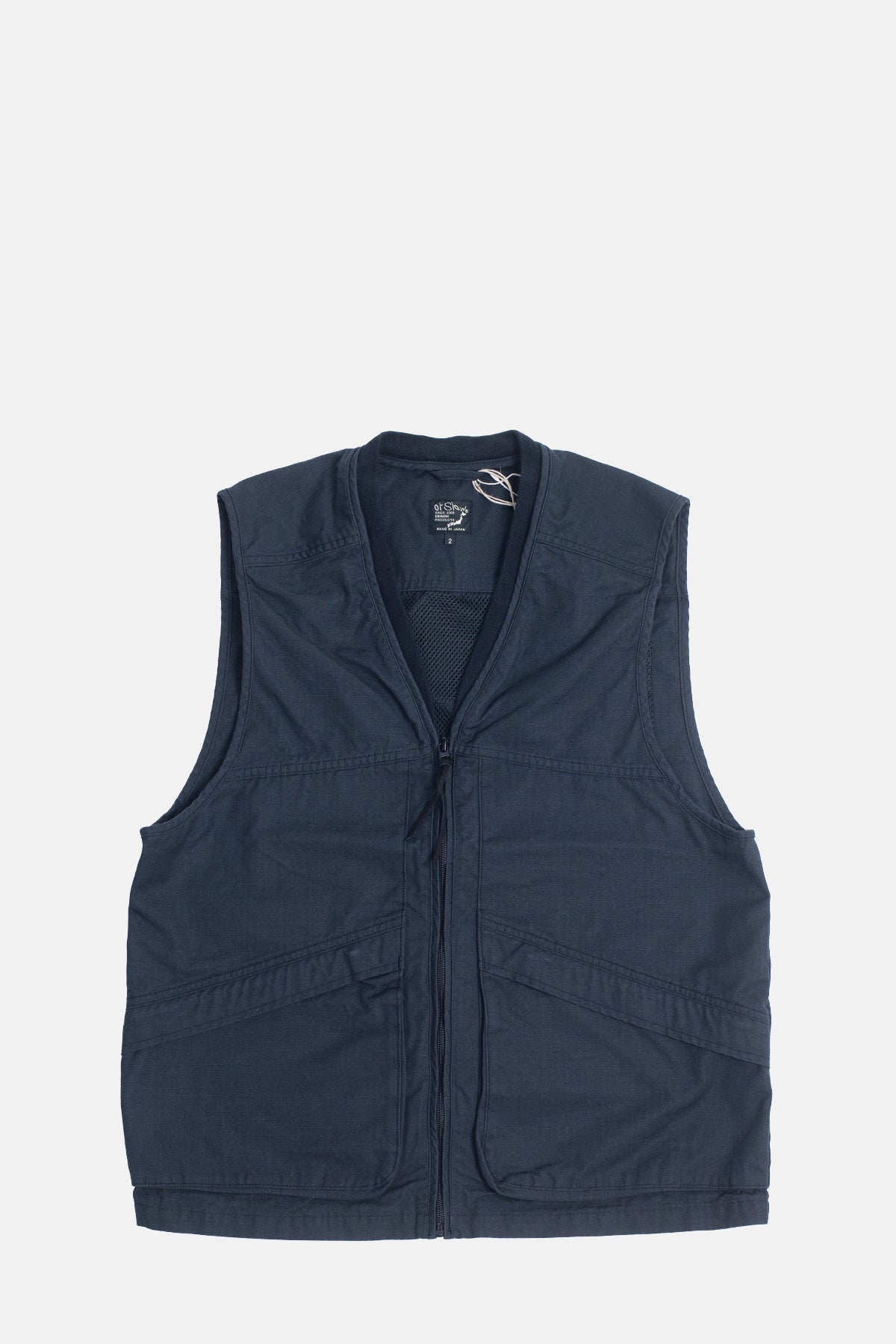 OrSlow Utility Vest Navy.