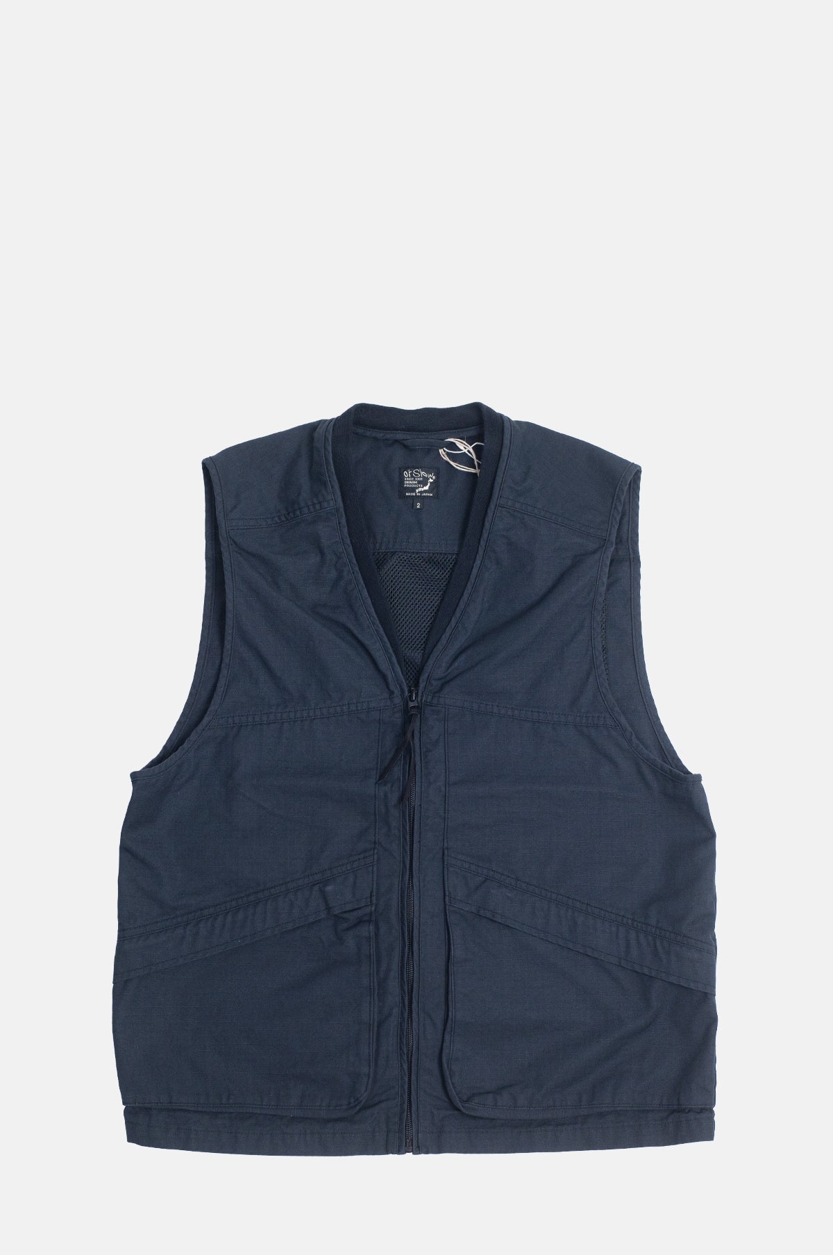 OrSlow Utility Vest Navy.
