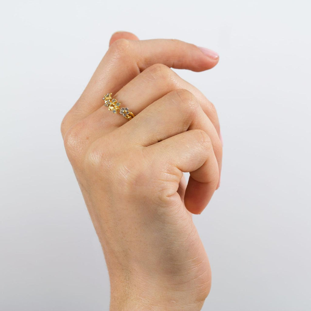 A.M. Posy Twist Ring