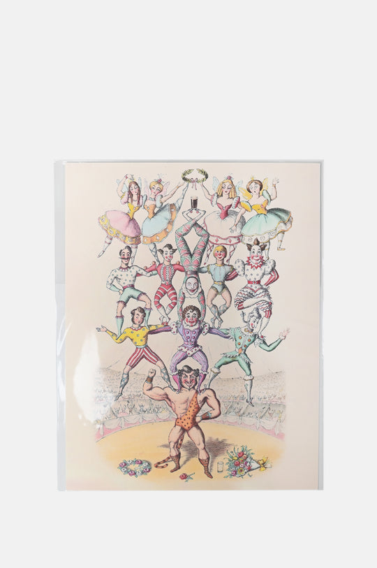 Circus Folks Art Print