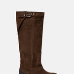 Pavement Anine Suede Boot Brown Suede.