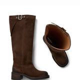 Anine Suede Boot Brown Suede